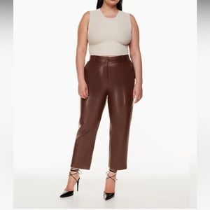 Aritzia Babaton Command Vegan Leather Pants